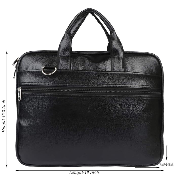 Professional black Messenger Bag for Office, Travel & Daily Use