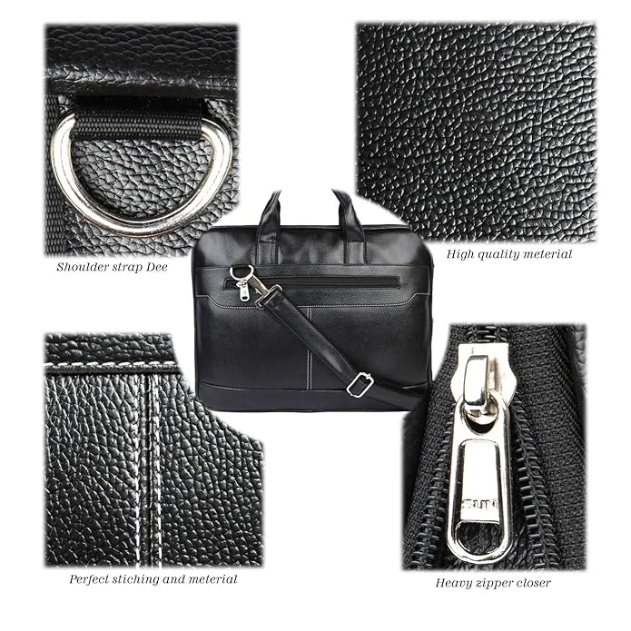 Professional black Messenger Bag for Office, Travel & Daily Use